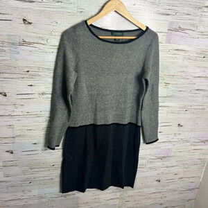 Lauren Ralph Lauren gray sweater  dress size small